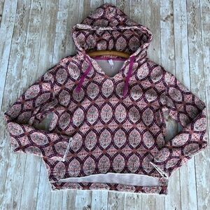 daily PRACTICE by Anthropologie Floral Pullover Hoodie